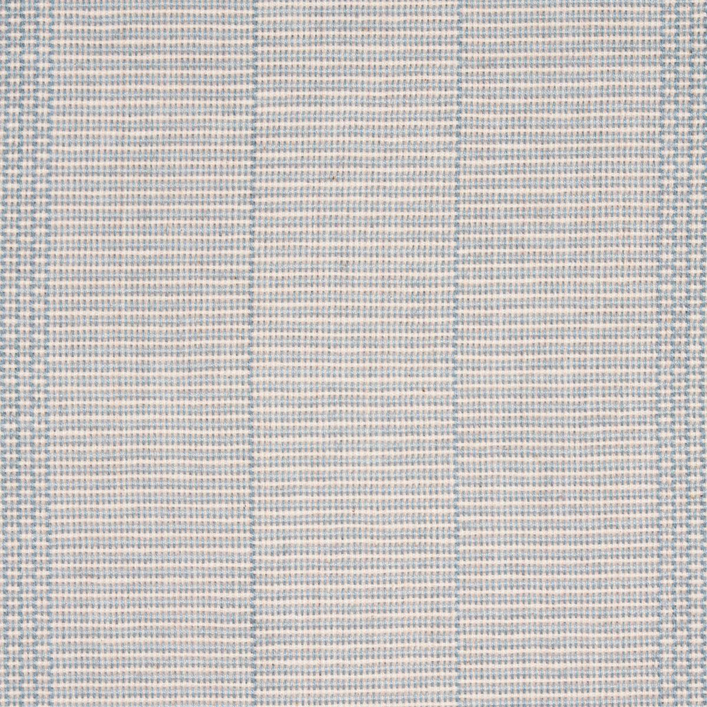 Schumacher Ipala Hand Woven Stripe Sky Fabric