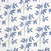 Schumacher Lilla Embroidery Blue Fabric