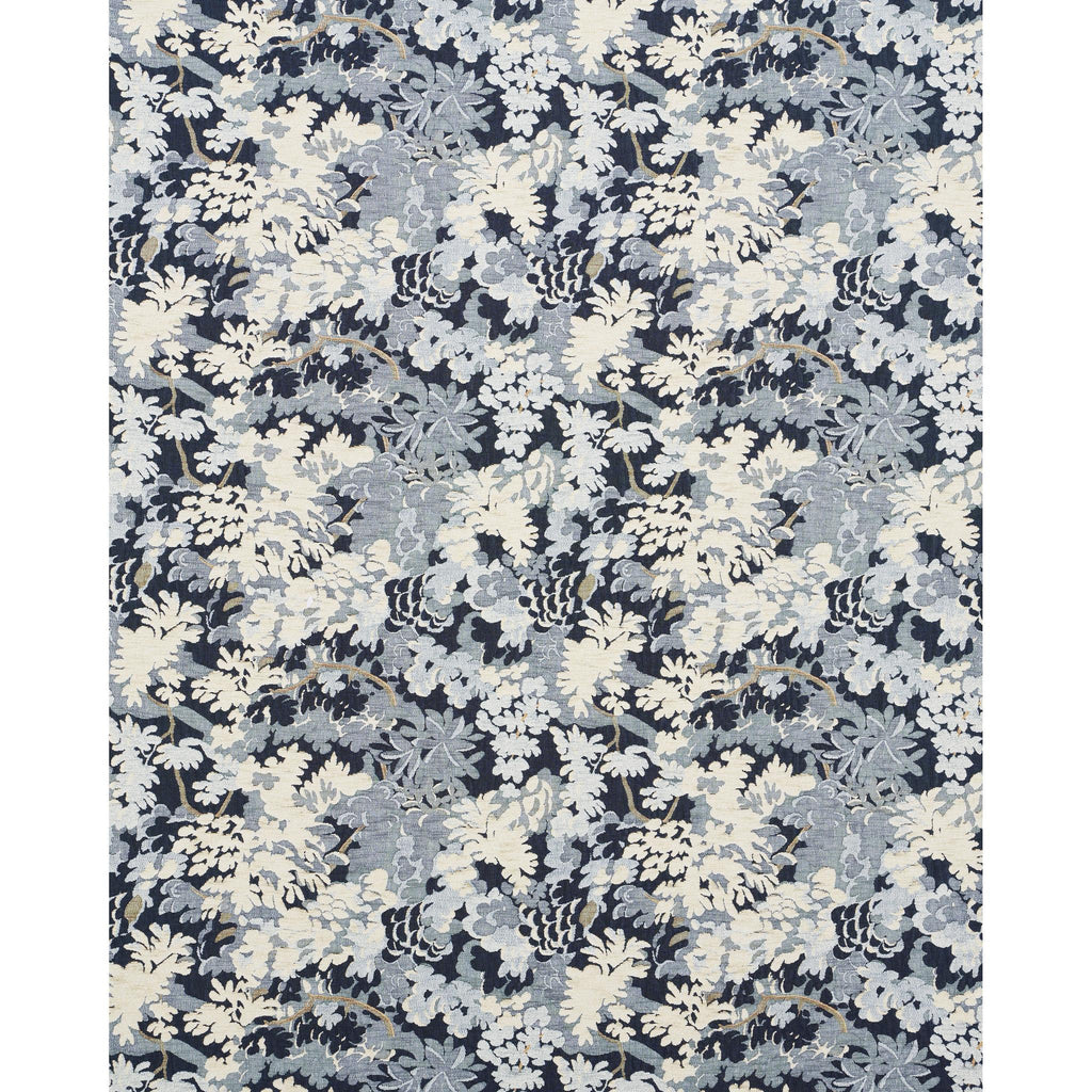 Schumacher Verdure Tapestry Blue Fabric