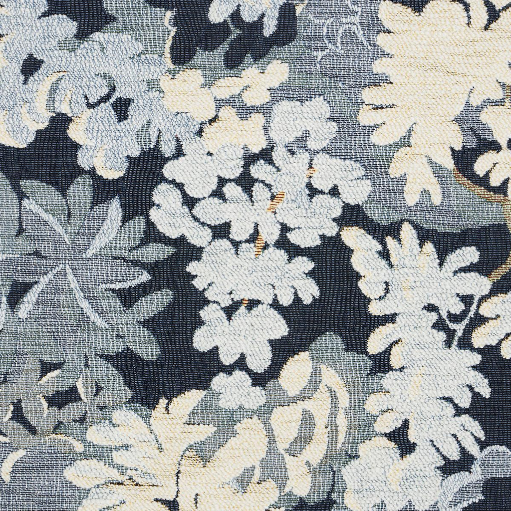 Schumacher Verdure Tapestry Blue Fabric