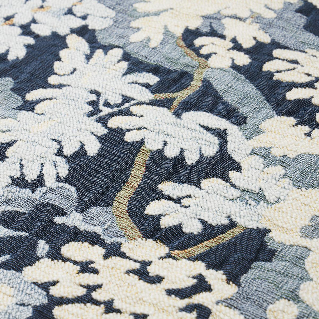 Schumacher Verdure Tapestry Blue Fabric