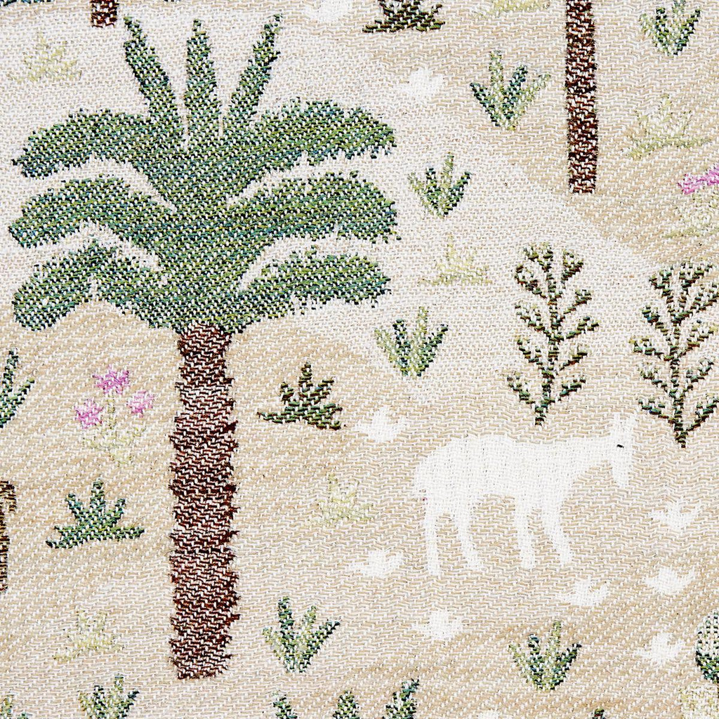 Schumacher Las Colinas Scenic Tapestry Natural Fabric