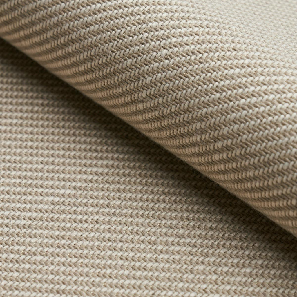 Schumacher Outdoor Heavyweight Twill Neutral Fabric