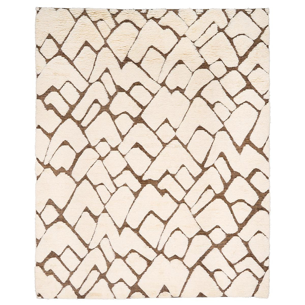 Schumacher Zimba Ivory & Brown 10' x 8' Rug