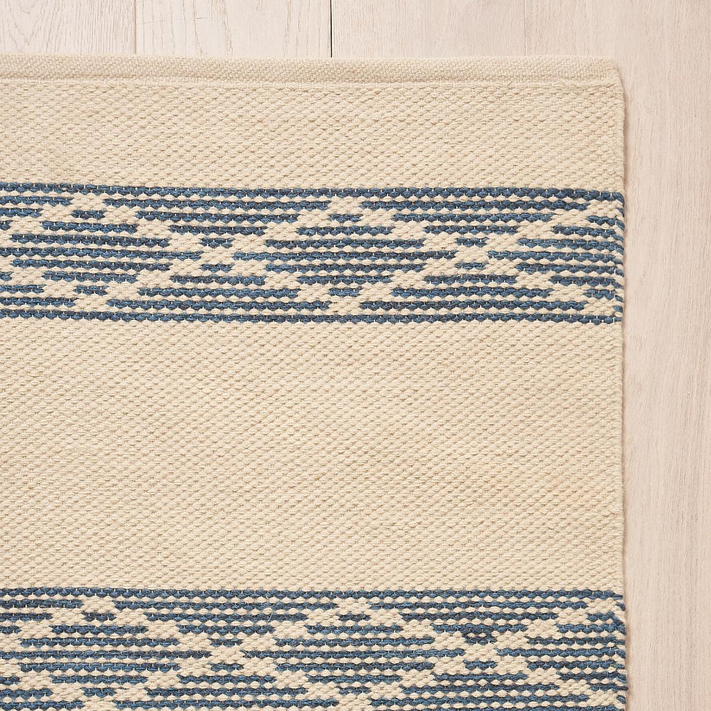 Schumacher Sequoia Stripe Blue 6' x 9' Rug