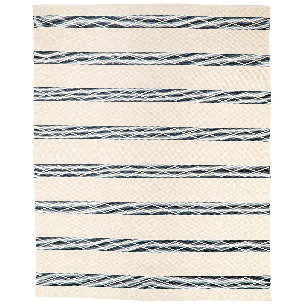 Schumacher Sequoia Stripe Blue 6' x 9' Rug