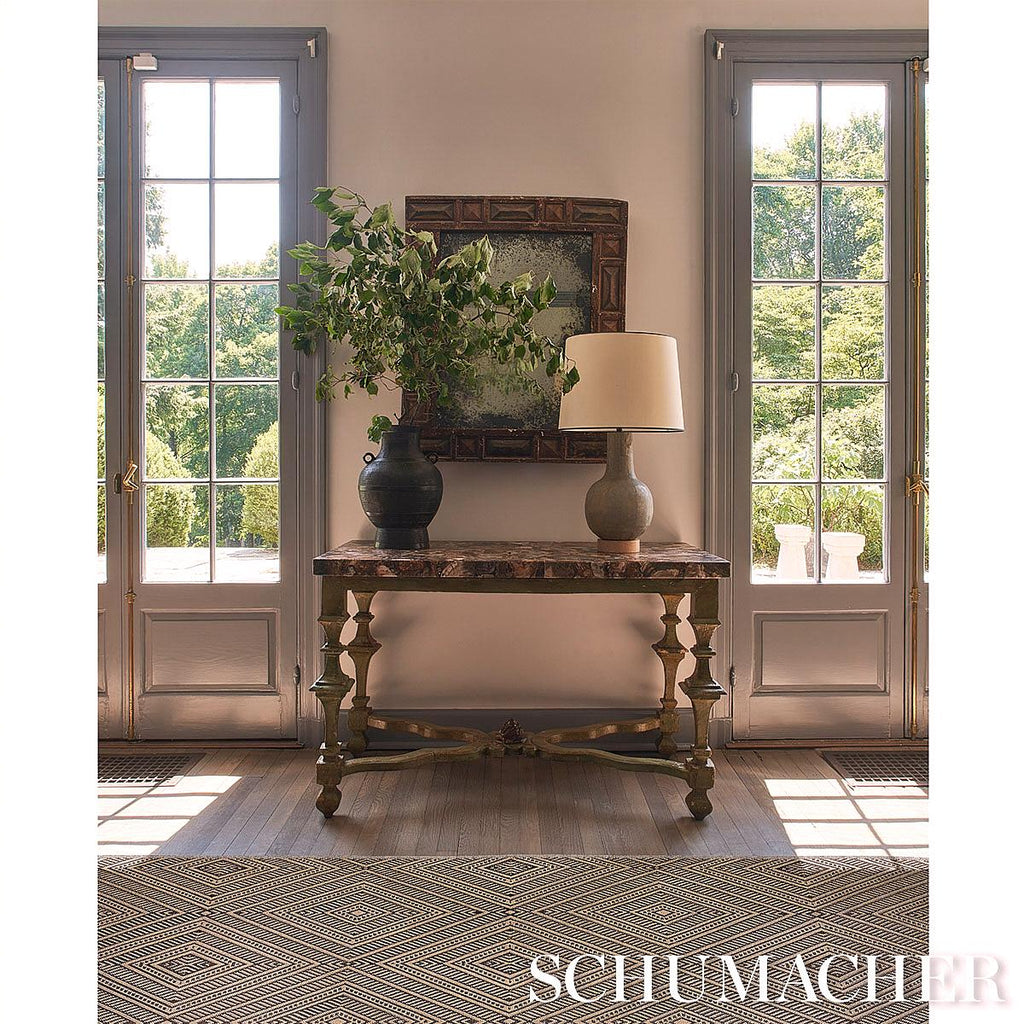 Schumacher Tortola Indoor/Outdoor Driftwood 6' x 9' Rug