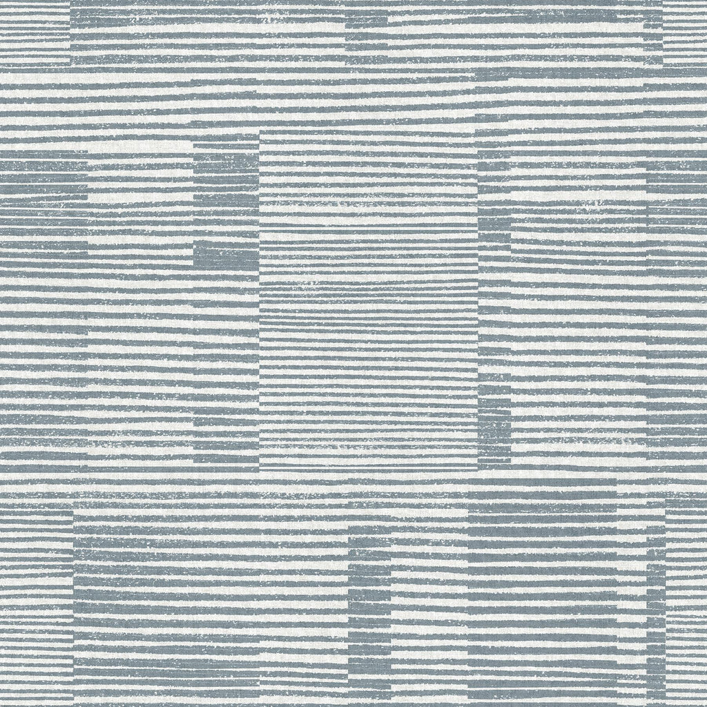 A-Street Prints Callaway Woven Stripes Denim Wallpaper