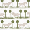 Schumacher Polka Dot Pony Olive Fabric