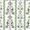 Schumacher Delft Waves Green Wallpaper