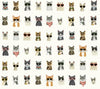 Rifle Paper Co. Cool Cats Peel And Stick Multi White Wallpaper