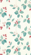 Sanderson Rubus Raspberry Wallpaper