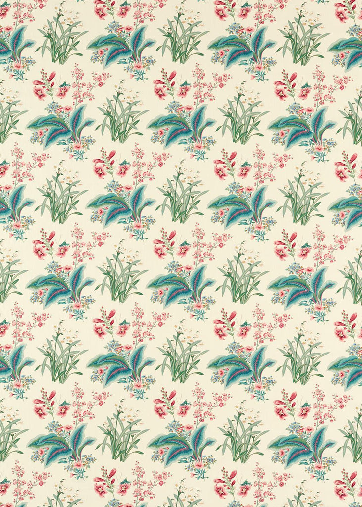 Sanderson Enys Garden Blush/Jade Fabric