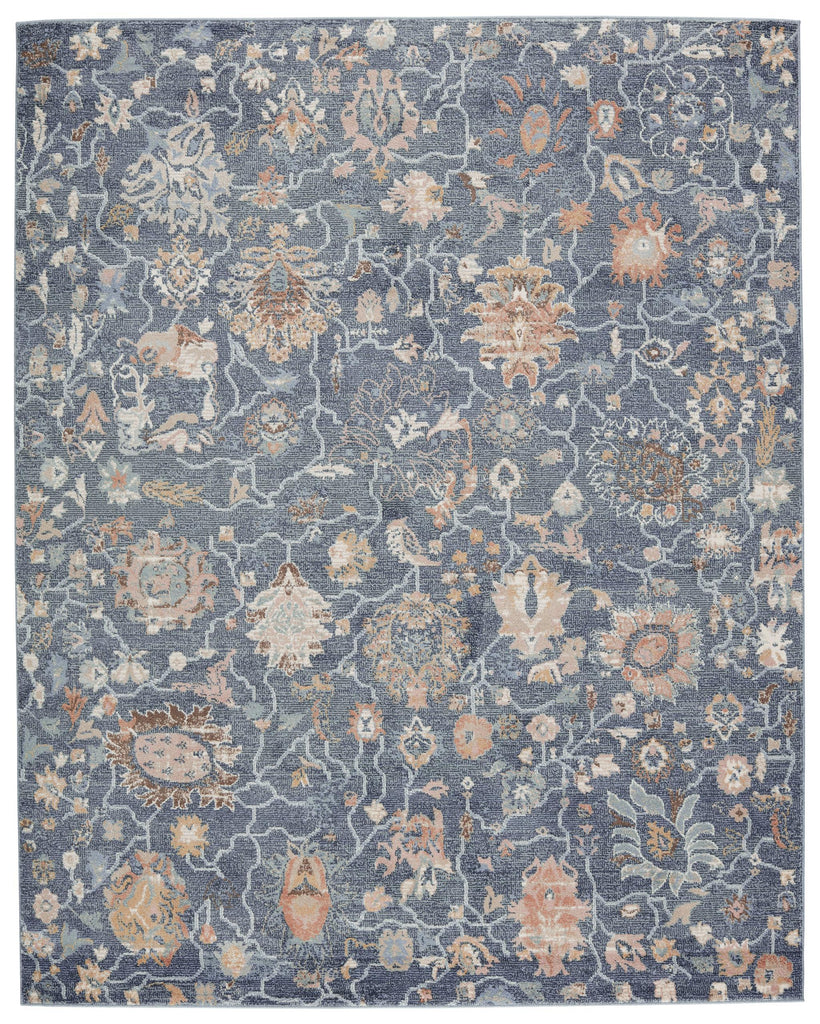 Jaipur Living Abrielle Feyre Oriental Dark Blue / Tan 8' x 10' Rug