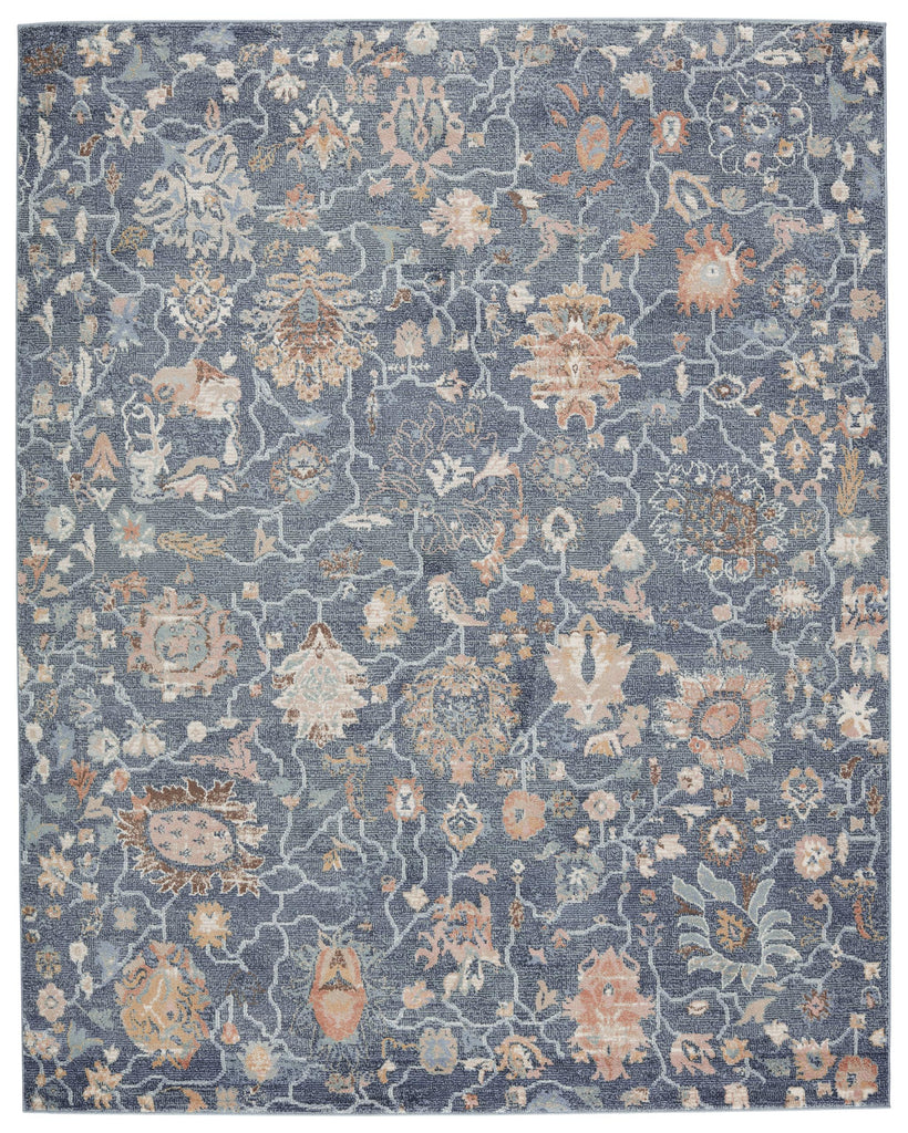 Vibe By Jaipur Living Feyre Oriental Dark Blue/ Tan Area Rug (8'X10')