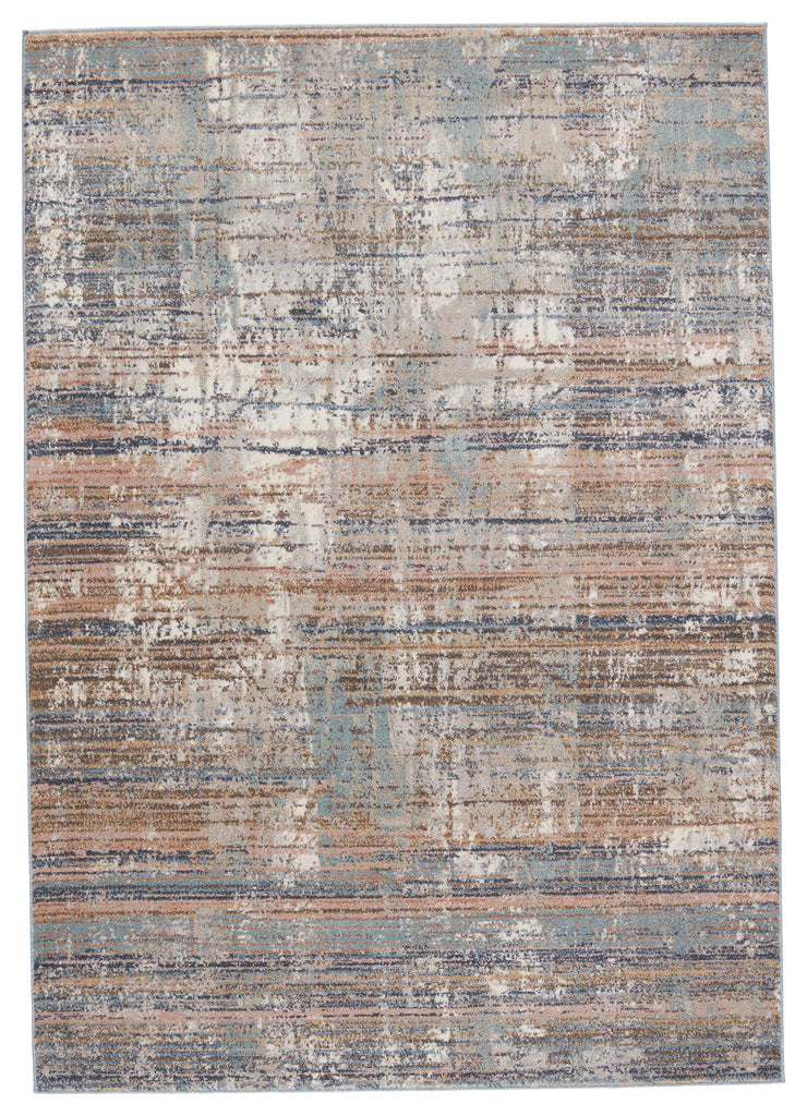 Vibe By Jaipur Living Lysandra Abstract Blue/ Tan Area Rug (8'X10')