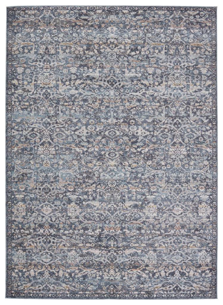 Jaipur Living Abrielle Odette Oriental Dark Blue / Gray 5'3" x 8' Rug