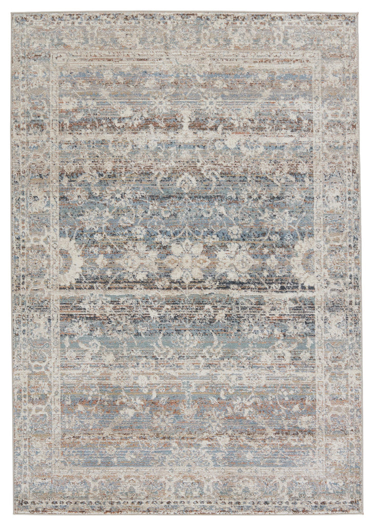 Jaipur Living Abrielle Rosella Oriental Light Gray / Light Blue 5'3" x 8' Rug