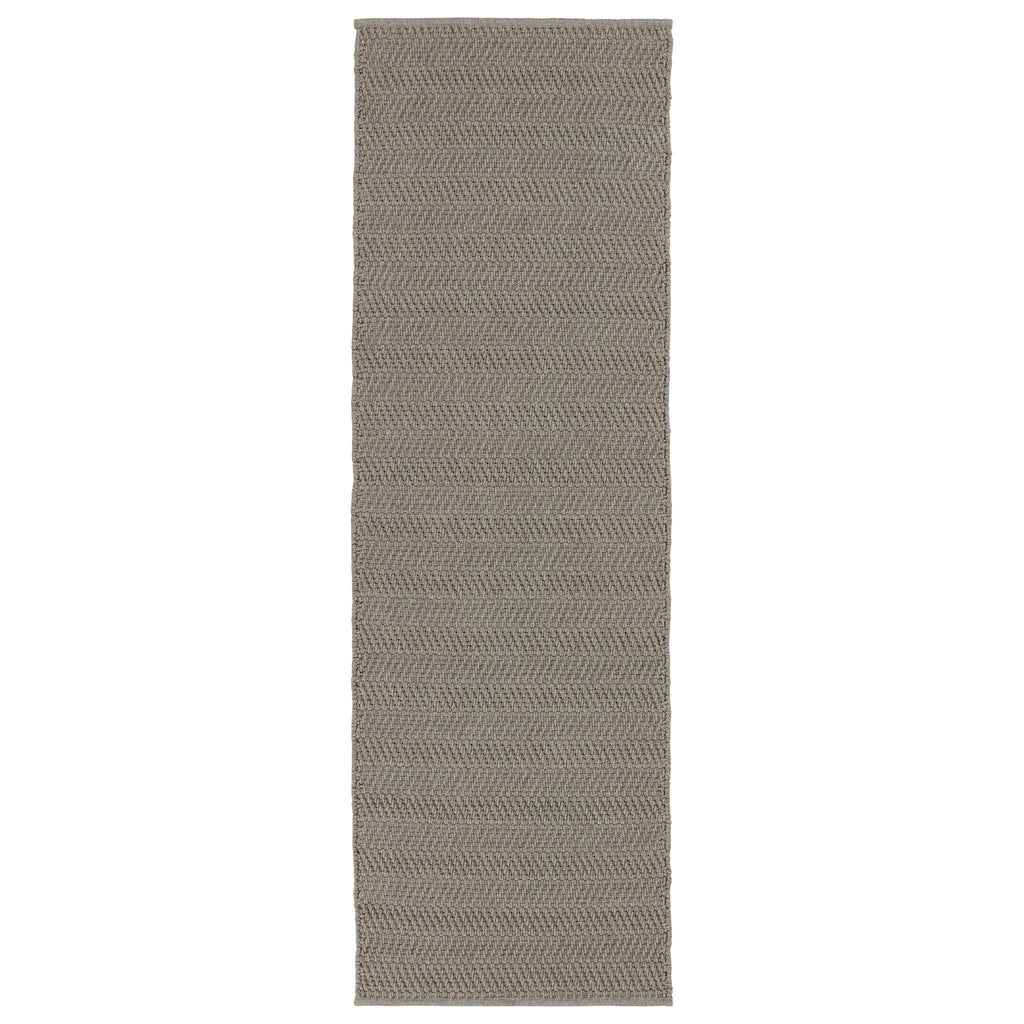 Jaipur Living Saeler Indoor/ Outdoor Striped Gray Runner Rug (2'6"X8')