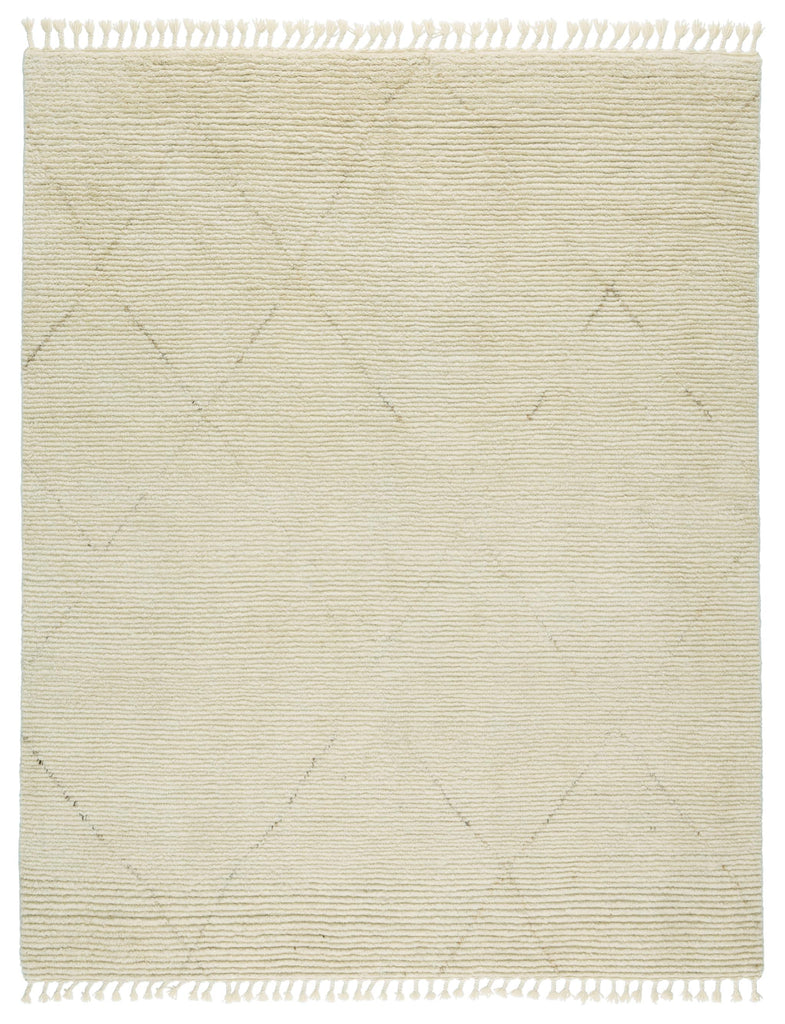 Jaipur Living Manesa Hand-Knotted Trellis Cream/ Dark Brown Area Rug (8'X10')