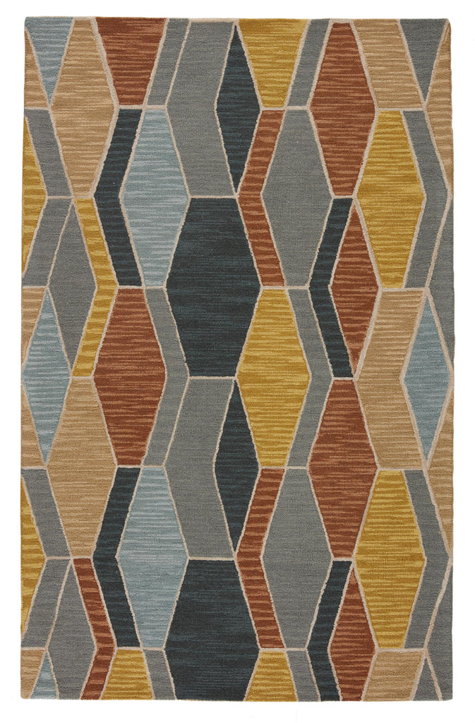 Vibe By Jaipur Living Sade Handmade Geometric Gray/ Gold Area Rug (9'X12')