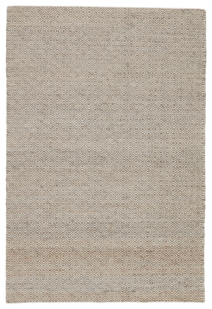 Jaipur Living Wales Natural Geometric Tan/ White Area Rug (5'X8')