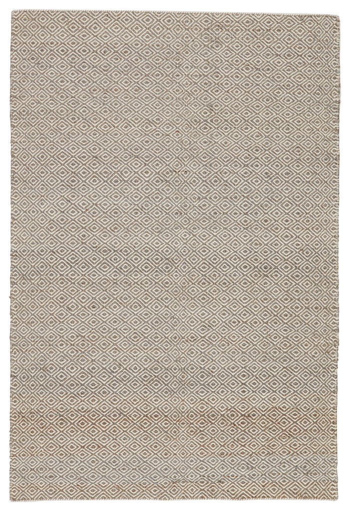 Jaipur Living Naturals Ambary Wales Geometric Tan / White 8' x 10' Rug