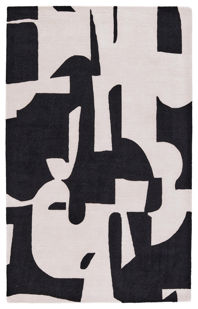 Jaipur Living Anthem Noverre Abstract Black / Cream 8' x 10' Rug