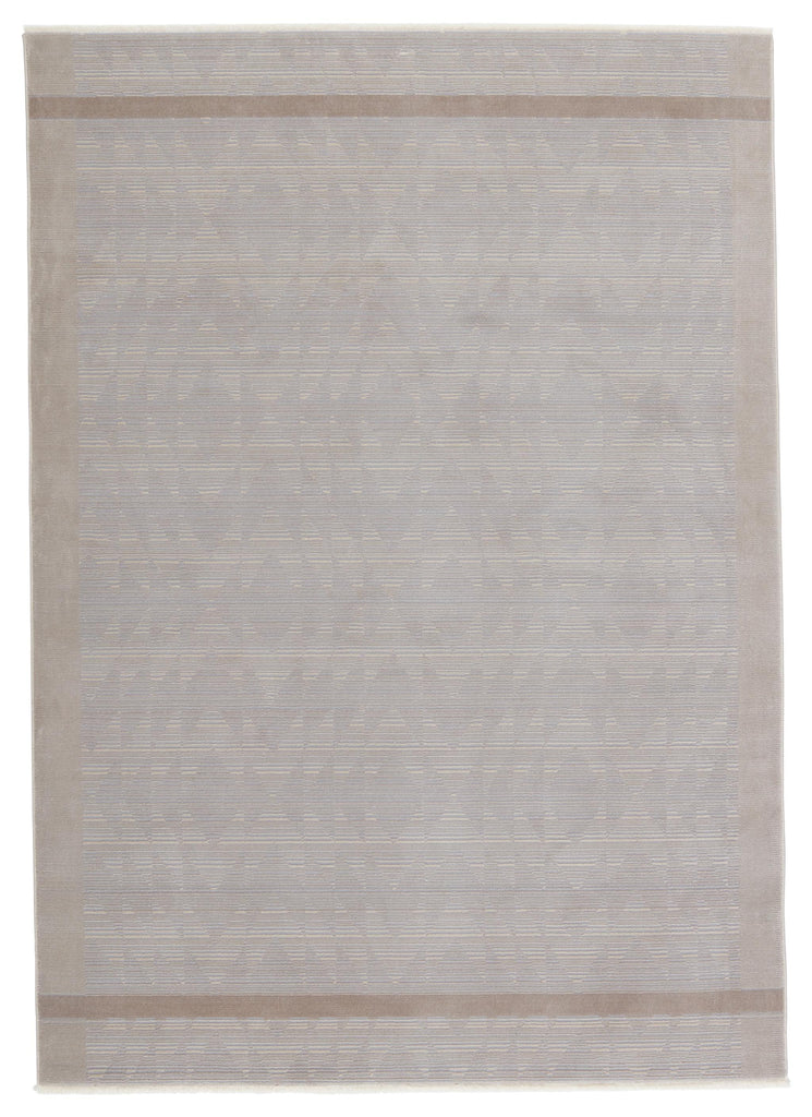 Jaipur Living Linus Tribal Taupe/ Light Gray Area Rug (9'6"X12'6")