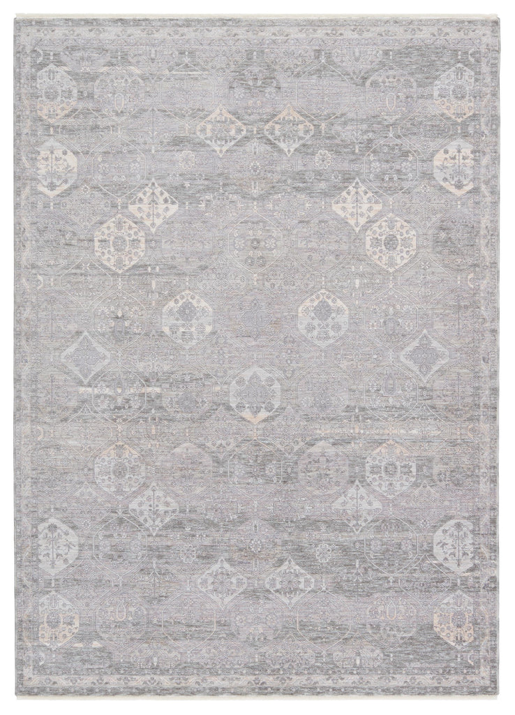 Jaipur Living Ballad Kiernan Trellis Gray / Beige 5' x 8' Rug