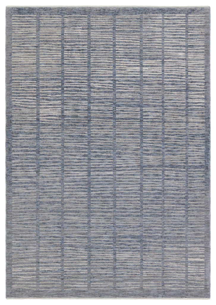 Jaipur Living Dounia Striped Blue/ Light Gray Area Rug (5'X8')