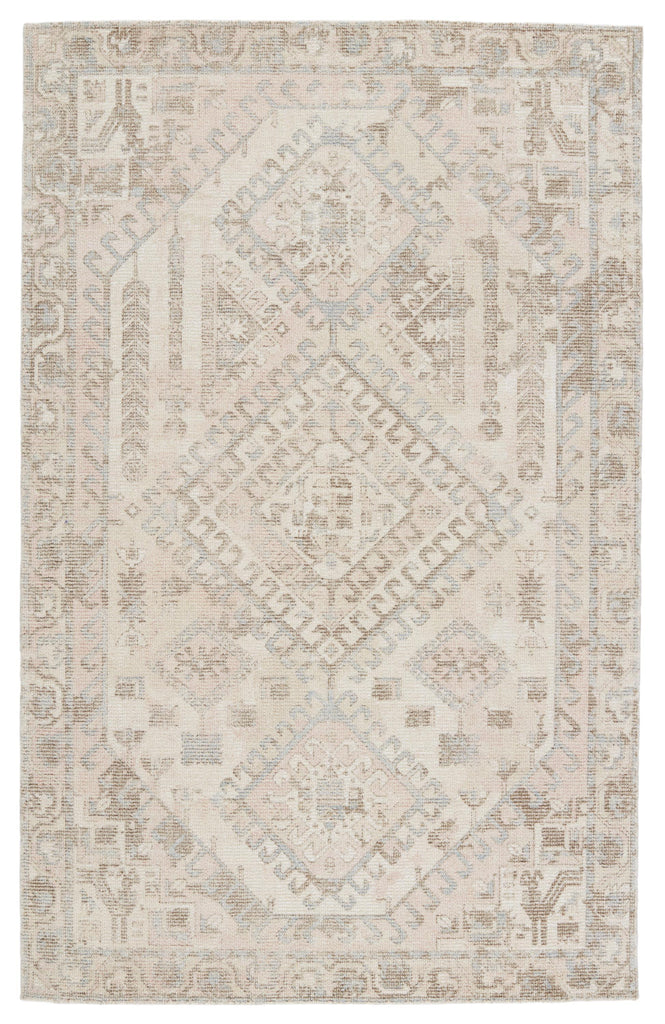 Jaipur Living Blythe Arlowe Medallion Light Brown / Light Pink 6' x 9' Rug