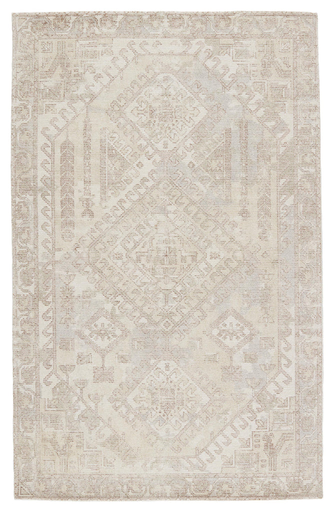 Jaipur Living Blythe Arlowe Medallion Light Taupe / Cream 6' x 9' Rug