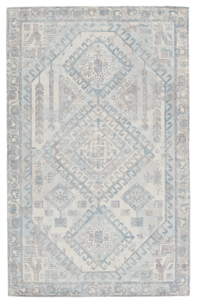 Jaipur Living Arlowe Handmade Medallion Light Blue/ Gray Area Rug (8'X10')