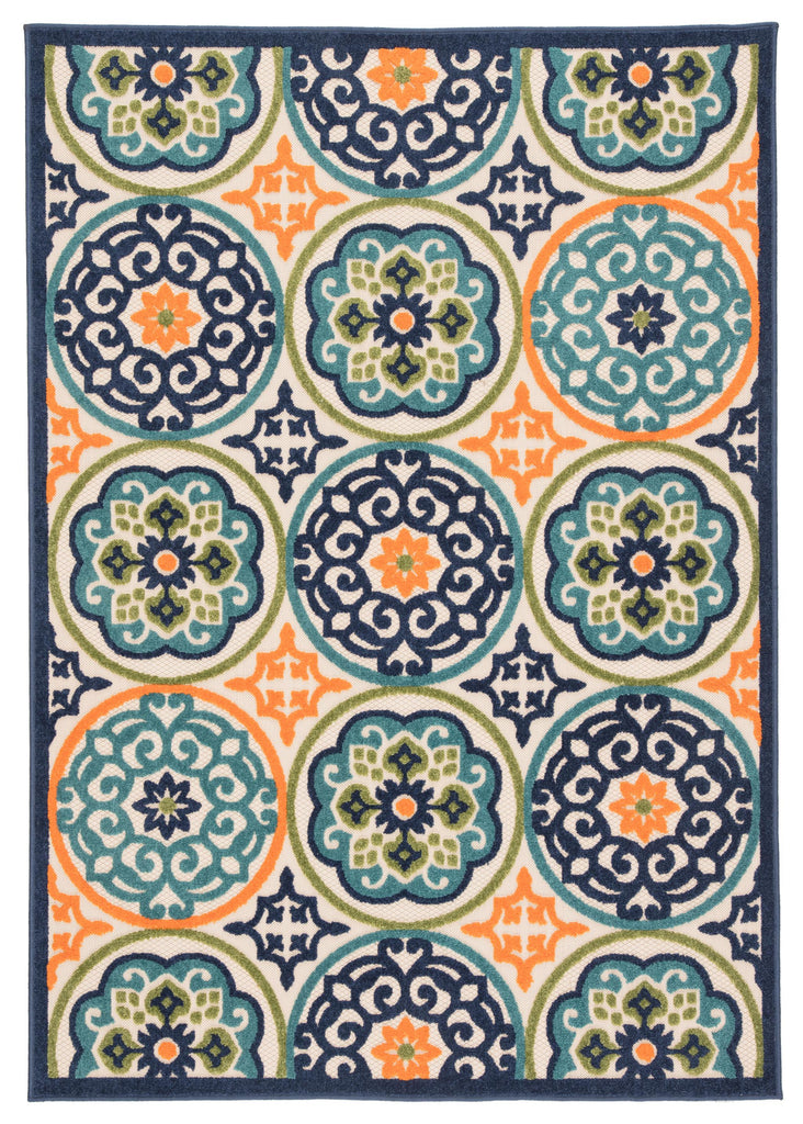 Jaipur Living Tela Indoor/ Outdoor Medallion Multicolor Area Rug (8'8"X11'10")