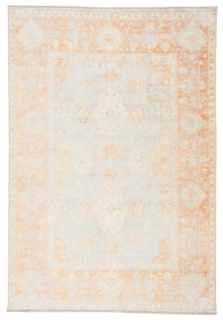 Jaipur Living Boheme Patrin Oriental Orange / Light Gray 4' x 6' Rug