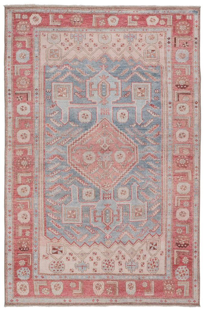 Jaipur Living Boheme Fiddler Medallion Pink / Blue 7'10" x 9'10" Rug