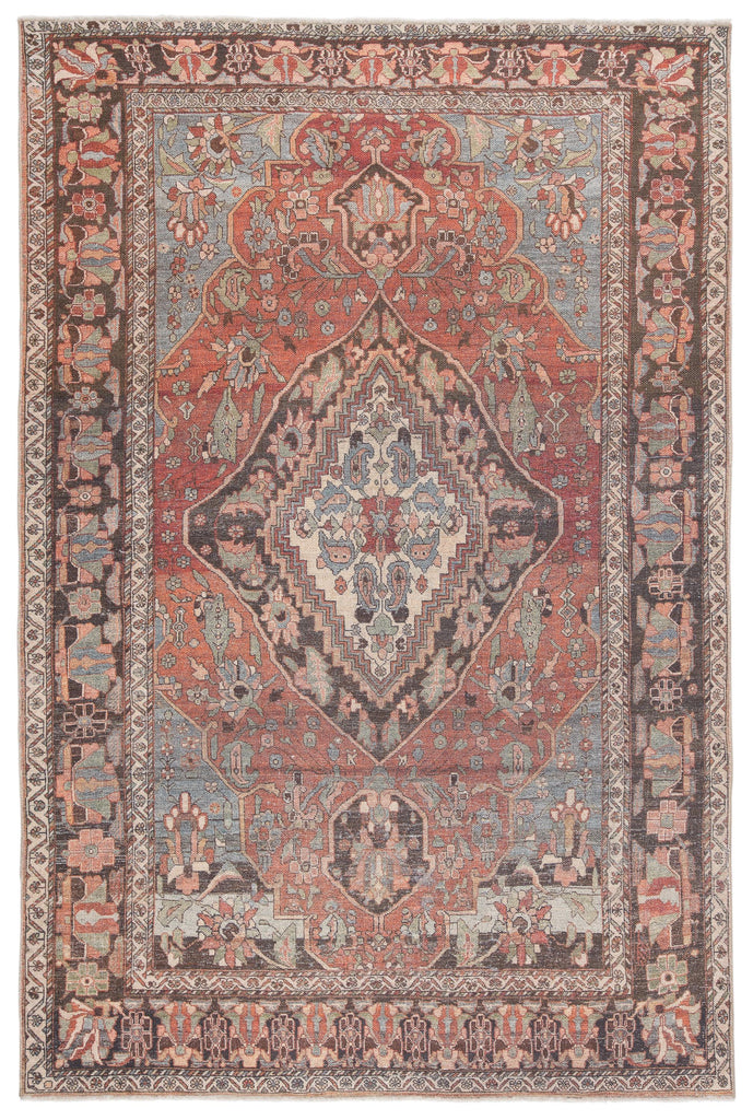 Jaipur Living Wesleyan Medallion Rust/ Gray Area Rug (4'X6')