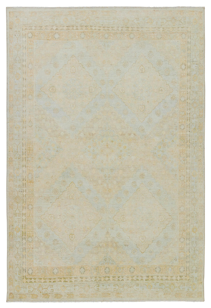 Jaipur Living Winn Trellis Blue/ Green Runner Rug (2'6"X8')