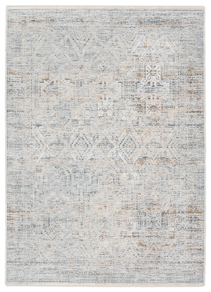 Jaipur Living Nala Medallion Light Gray/ Gold Area Rug (4'X6')