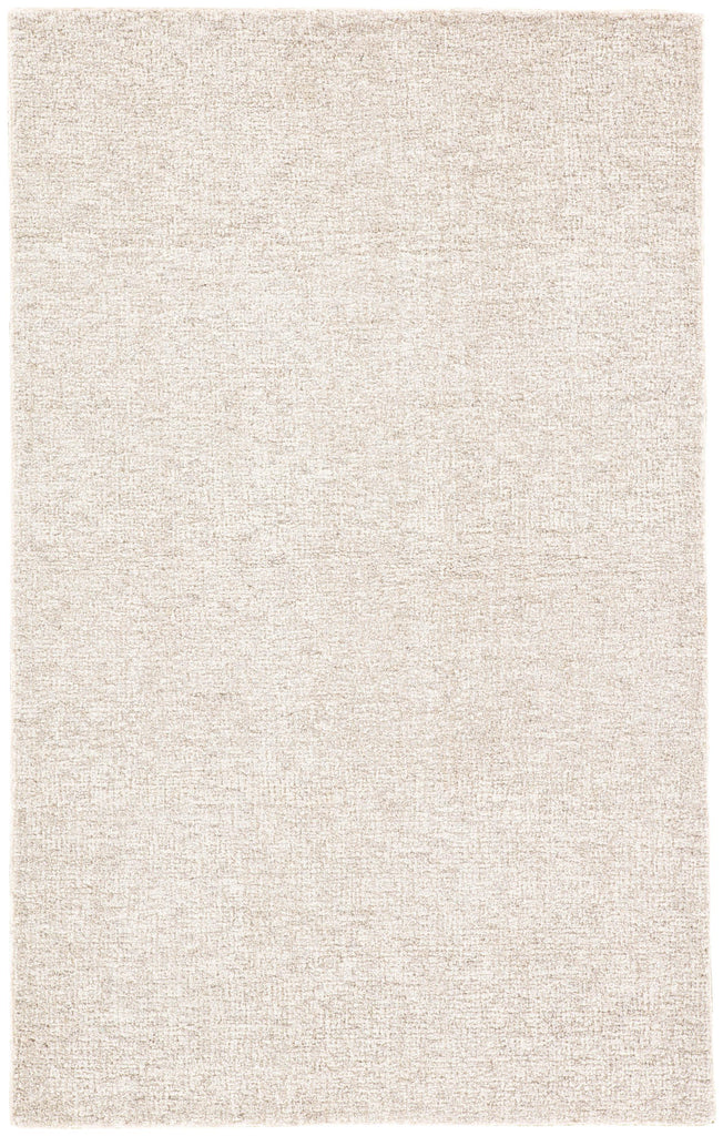 Jaipur Living Oland Handmade Solid Ivory/ Gray Area Rug (5'X8')