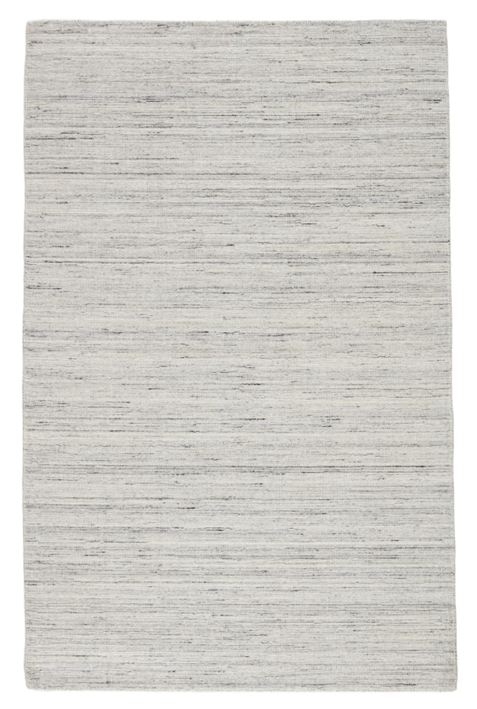 Jaipur Living Danan Handmade Indoor/ Outdoor Solid Gray/ Ivory Area Rug (8'X10')