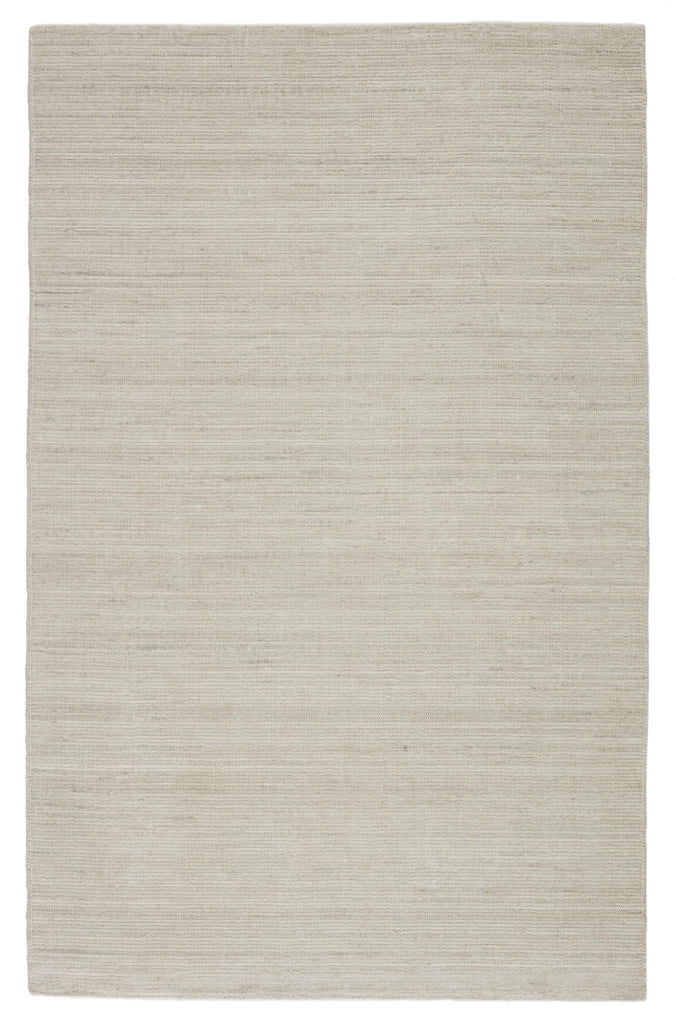 Jaipur Living Danan Handmade Indoor/ Outdoor Solid Ivory/ Light Gray Area Rug (10'X14')