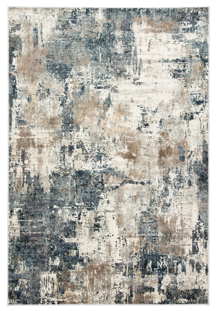 Jaipur Living Caicos Sisario Abstract Blue / Gray 5'3" x 7'6" Rug