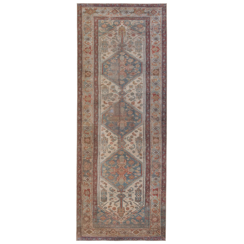 Jaipur Living Arkansas Medallion Blue/ Red Runner Rug (2'X6')