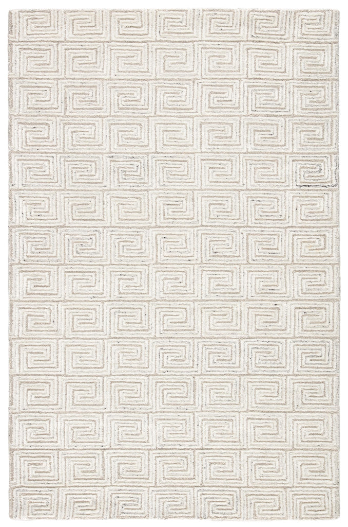 Jaipur Living Harkness Handmade Geometric White/ Gray Area Rug (10'X14')