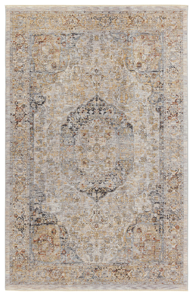 Jaipur Living Jeeda Medallion Gray/ Multicolor Runner Rug (3'X10')