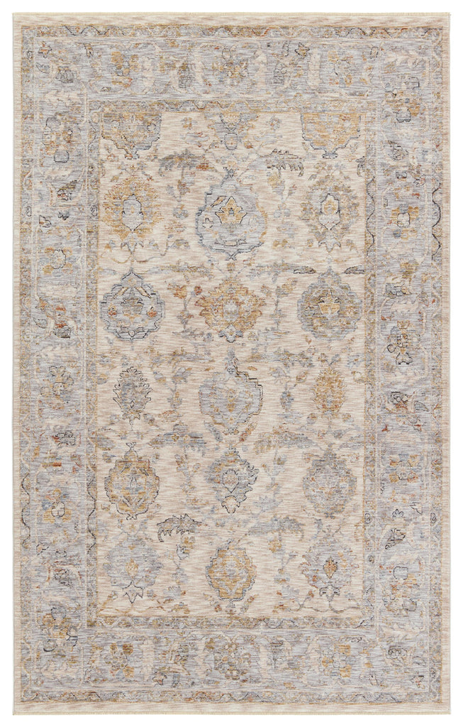 Jaipur Living Anola Medallion Gray/ Beige Area Rug (4'X6')