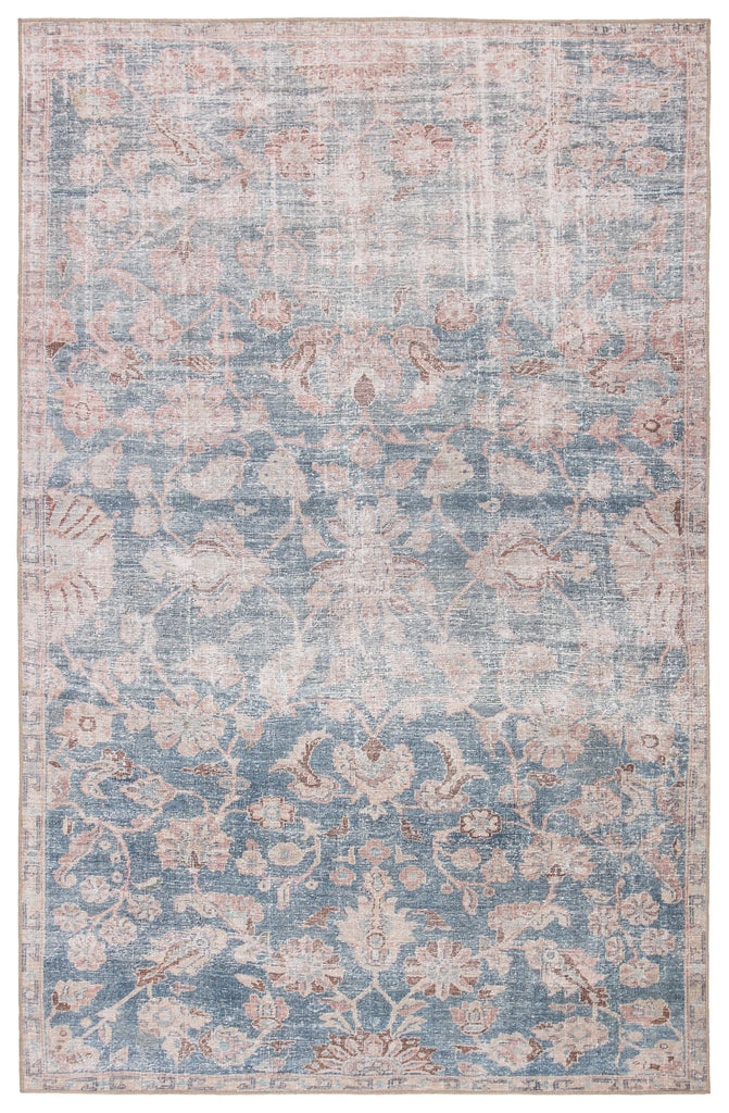 Jaipur Living Bardia Indoor/ Outdoor Oriental Blue/ Light Pink Area Rug (2'X3')