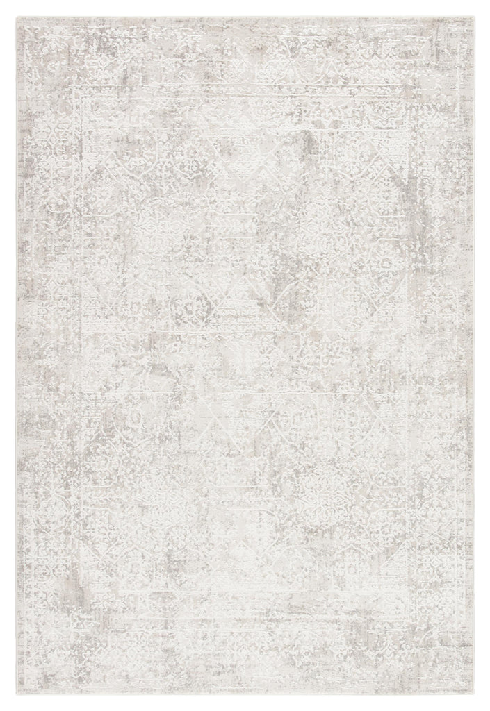 Jaipur Living Cirque Lianna Abstract Silver / White 11'10" x 14' Rug